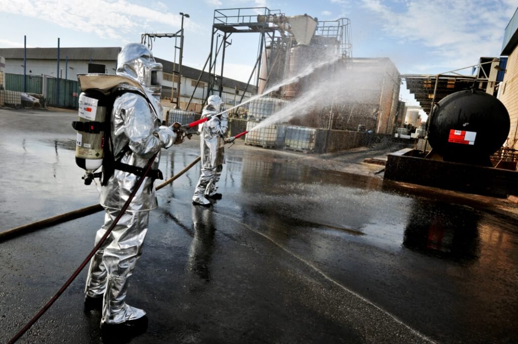 riesgo ambiental bomberos